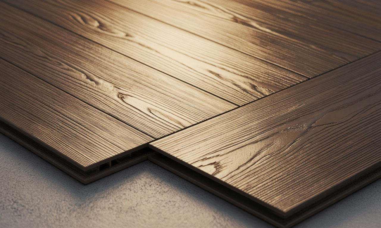 Luxury vinyl plank flooring